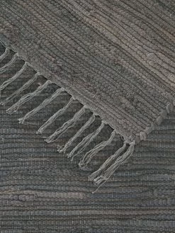 Baumwoll-Teppich, Anthrazit 11 Baumwoll-Teppich, Anthrazit -Teppichwelt Verkauf Froesunda BaumwollTeppich Dunkelgrau Anthrazit 170x240 wel