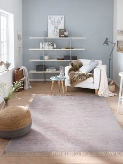 Baumwoll-Teppich, Lilac