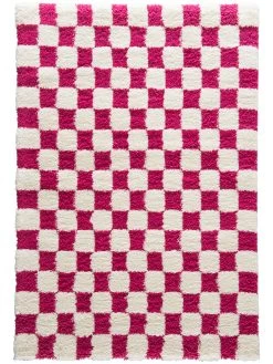 Moderner Teppich, Pink