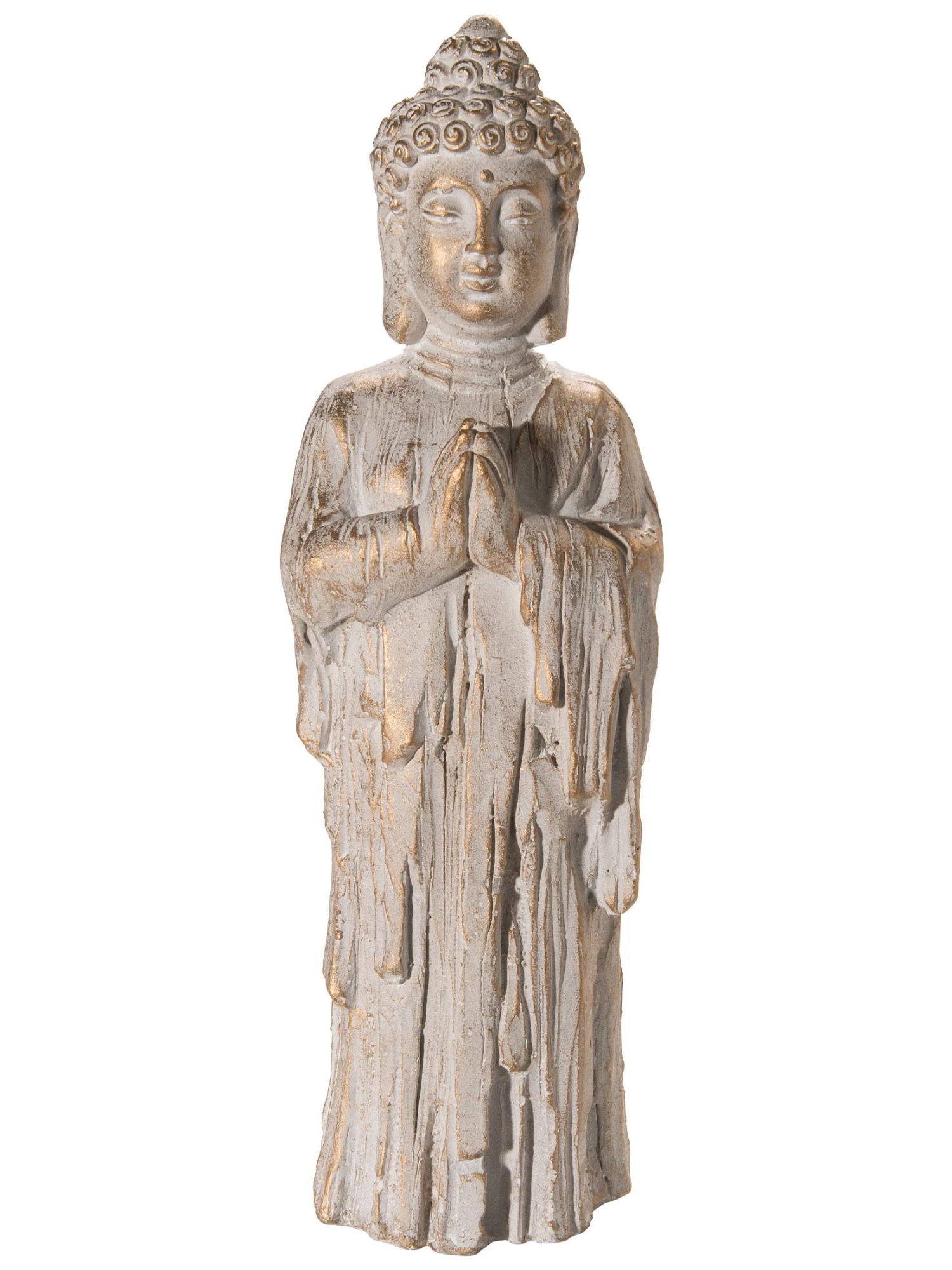 Figur, Weiss/Gold 3 Figur, Weiss/Gold