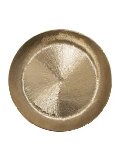 Deko-Schale, Gold -Teppichwelt Verkauf GoldMinkFinish DekoSchale Gold 35rund pla