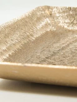 Deko-Tablett, Gold -Teppichwelt Verkauf GoldMinkFinish DekoTablett Gold 18x50 lup