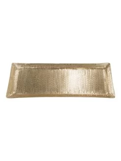 Deko-Tablett, Gold -Teppichwelt Verkauf GoldMinkFinish DekoTablett Gold 18x50 pla