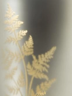 Teelichthalter, Dunkelgrün/Gold -Teppichwelt Verkauf Goldfarn Teelichthalter Gruen DunkelgruenGold 10x10x122C5 lup2