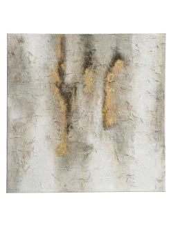 Leinwand-handgemalt, Beige 7 Leinwand-handgemalt, Beige -Teppichwelt Verkauf GraueFantasie Leinwandbild Beige Graubeige 80x80 pla02