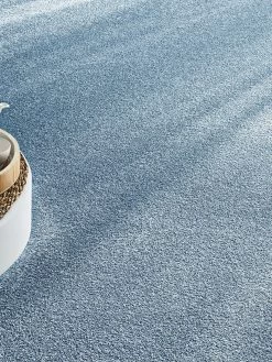 Velours-Teppichboden, Gletscherblau 761