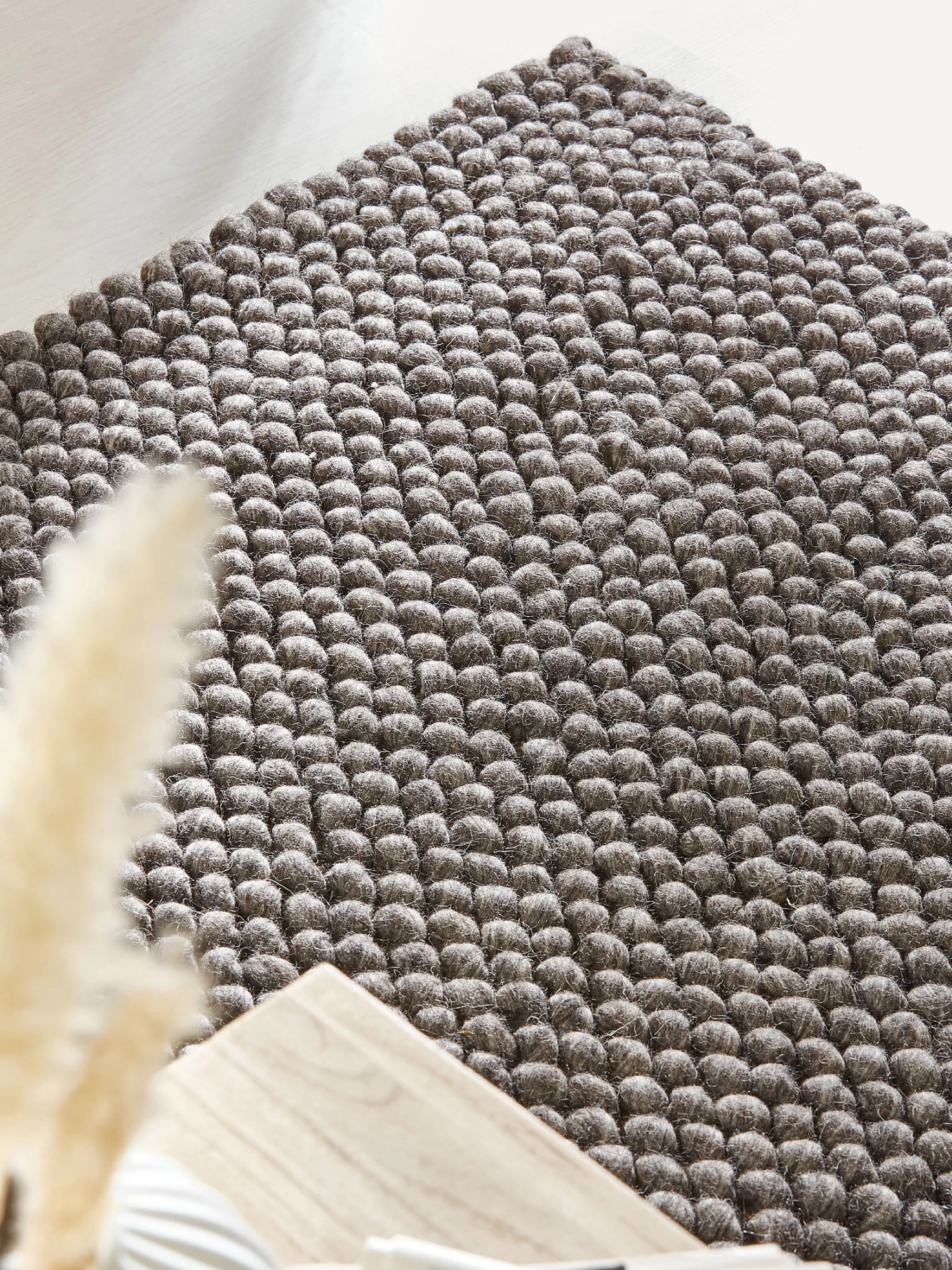 Woll-Teppich, Charcoal 3 Woll-Teppich, Charcoal