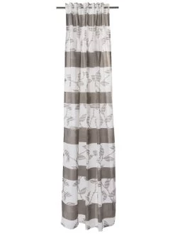 Vorhang Mit Gardinenband, Mokka -Teppichwelt Verkauf Henriette VerdeckteSchlaufe Braun Mokka 140x245 pla1