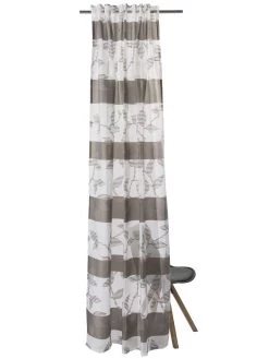 Vorhang Mit Gardinenband, Mokka -Teppichwelt Verkauf Henriette VerdeckteSchlaufe Braun Mokka 140x245 pla2