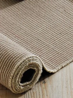 Flachgewebe-Teppich, Devon -Teppichwelt Verkauf Hoegland Handwebteppich braun devon lup