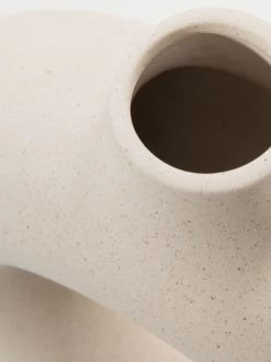 Vase, Mattweiss -Teppichwelt Verkauf Hulao Vase Creme Mattweiss 22x23x232C8 lup1