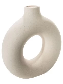 Vase, Mattweiss -Teppichwelt Verkauf Hulao Vase Creme Mattweiss 22x23x232C8 per2