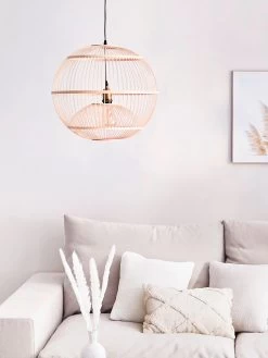 Hängeleuchte, Natur 10 Hängeleuchte, Natur -Teppichwelt Verkauf Iwato Pendelleuchte Hellbraun Natur 45x50 mil