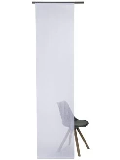 Flächenvorhang, Weiss 9 Flächenvorhang, Weiss -Teppichwelt Verkauf Jella Flaechenvorhang Weiss 60x245 pla2