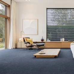 Velours-Teppichboden, Saphirblau 79