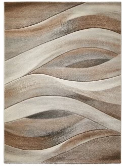 Moderner Teppich, Mandel -Teppichwelt Verkauf Kaleidoskop ModernerTeppich Braun Mandel 160x230 pla