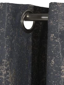 Ösenschal, Galaxy -Teppichwelt Verkauf Karli Gardine Oesenschal Dunkelgrau Galaxy 140x245 lup1