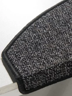 Stufenmatte, Graphit -Teppichwelt Verkauf Keita Stufenmatte Dunkelgrau Graphit97 28x65 lup
