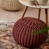 Pouf, Sweet Home Brown 1 Pouf, Sweet Home Brown -Teppichwelt Verkauf Kiruna Sitzpouf braun sweethomebrown rund mil