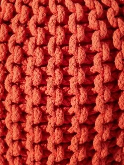 Pouf, Karmin -Teppichwelt Verkauf Kiruna Sitzpouf rot karmin lup