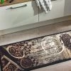 Fußmatte, Coffeebeans -Teppichwelt Verkauf Kitchen Fussmatte Braun Coffeebeans 50x150 mil