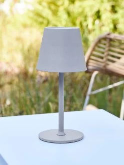Tischleuchte, Grau -Teppichwelt Verkauf Kitsilano LEDTischleuchte Grau 11x11x39 mil1