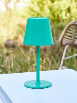 Tischleuchte, Grün -Teppichwelt Verkauf Kitsilano LEDTischleuchte Tuerkis Gruen 11x11x39 mil1