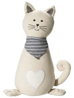 Figur, Beige -Teppichwelt Verkauf Kitty Tuerstopper Beige 13x14x30 per1