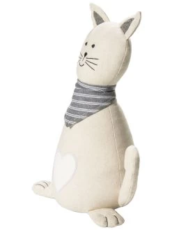 Figur, Beige -Teppichwelt Verkauf Kitty Tuerstopper Beige 13x14x30 per2