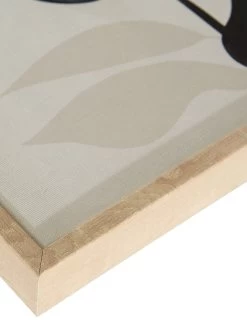 Leinwand-Druck-handbemalt, Schwarz/Weiss -Teppichwelt Verkauf Klimata Druckgerahmt SchwarzWeiss 30x40 lup2