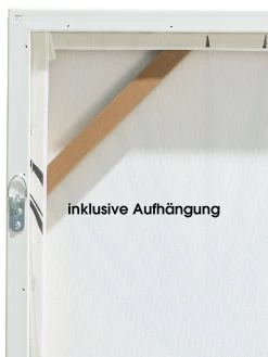 Leinwand-Druck-handbemalt, D''grau/weiss -Teppichwelt Verkauf Koluno Druckgerahmt Dunkelgrau Dgrauweiss 40x50 ruk
