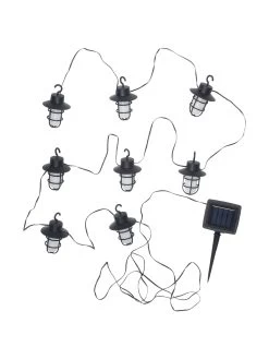 Lichterkette, Schwarz -Teppichwelt Verkauf Laternenkette Lichterkette Schwarz 200 pla