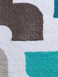 Badematte, Türkis -Teppichwelt Verkauf Latigo Badteppich Mehrfarbig Tuerkis lup