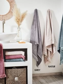 Duschtuch, Natur 7 Duschtuch, Natur -Teppichwelt Verkauf Lavita SaunaStrandtuch div mil