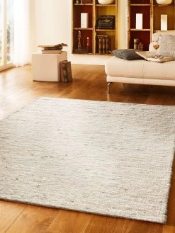 Handweb-Teppich, Grün