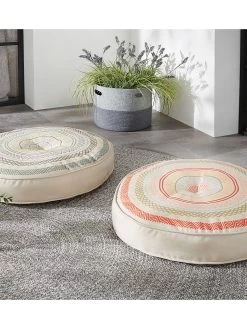 Outdoorkissen, Rosa 9 Outdoorkissen, Rosa -Teppichwelt Verkauf Leonora Bodenkissen Rosa Blau 60rund mil