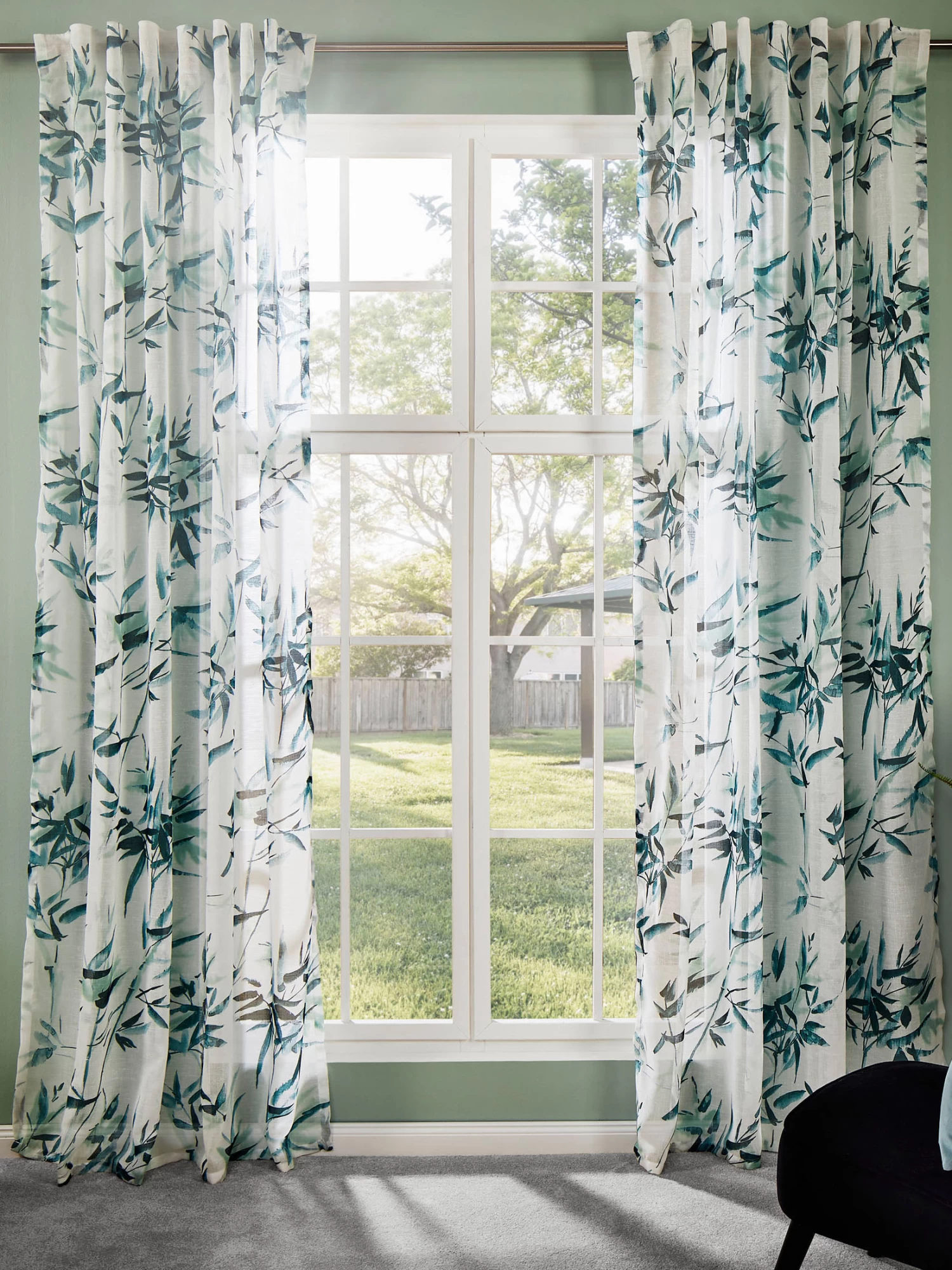 Vorhang Mit Gardinenband, Jade 3 Vorhang Mit Gardinenband, Jade