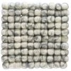 Topfuntersetzer, Grey Natural -Teppichwelt Verkauf Liesta Filzkugel Untersetzer grau GreyNatural 20x20 pla