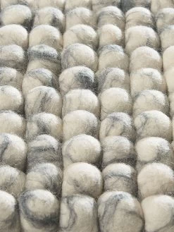 Topfuntersetzer, Grey Natural -Teppichwelt Verkauf Liesta Filzkugel Untersetzer grau GreyNatural lup