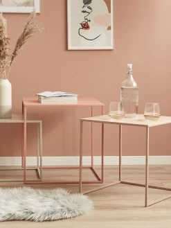 Tisch, Koralle -Teppichwelt Verkauf Liona Tisch Set mil 1