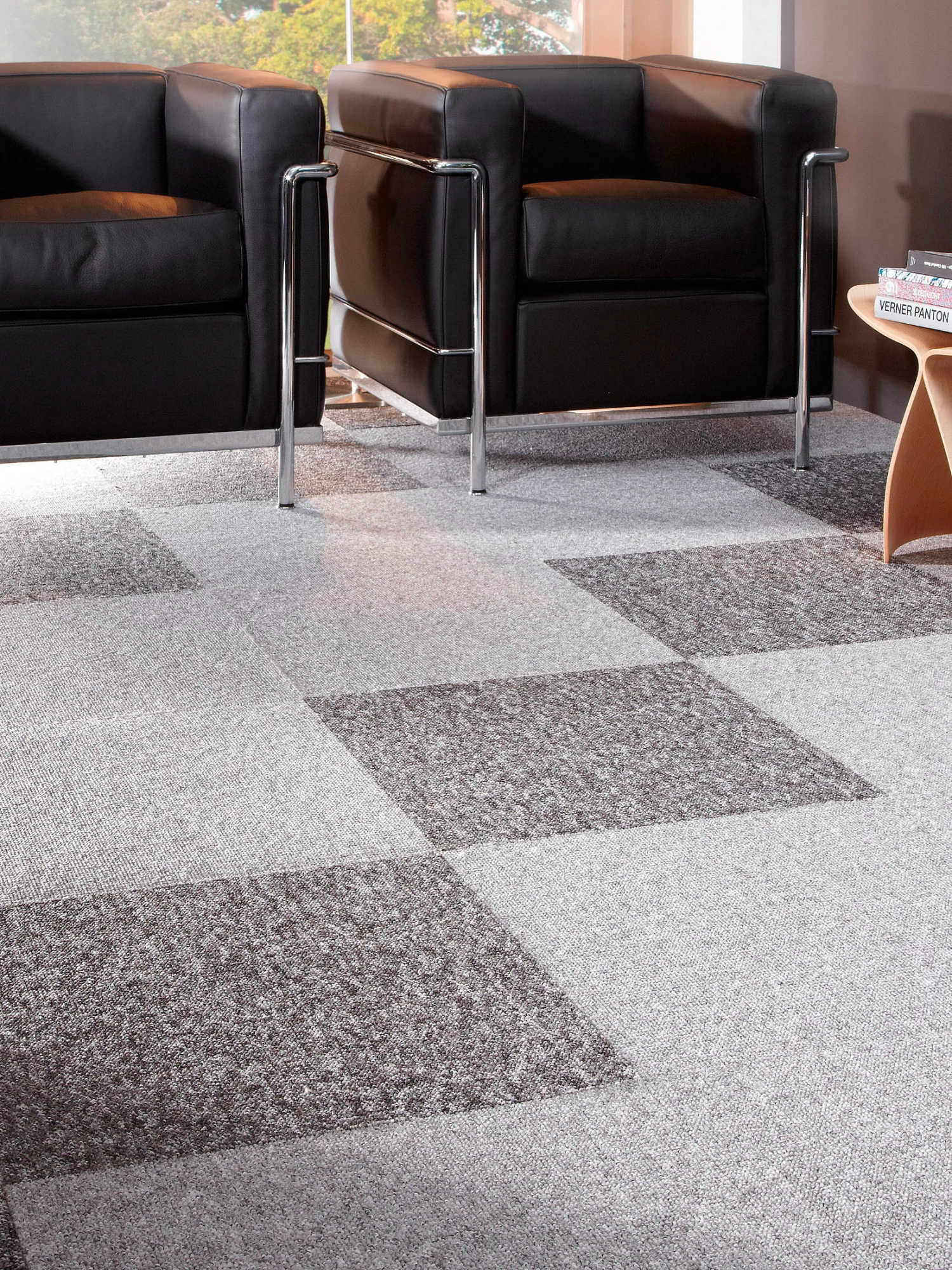 Teppichbodenfliese, Silber 900 3 Teppichbodenfliese, Silber 900