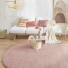 Hochflor-Teppich, Rosa -Teppichwelt Verkauf Lounge UniTeppich Rosa 160x230oval mil