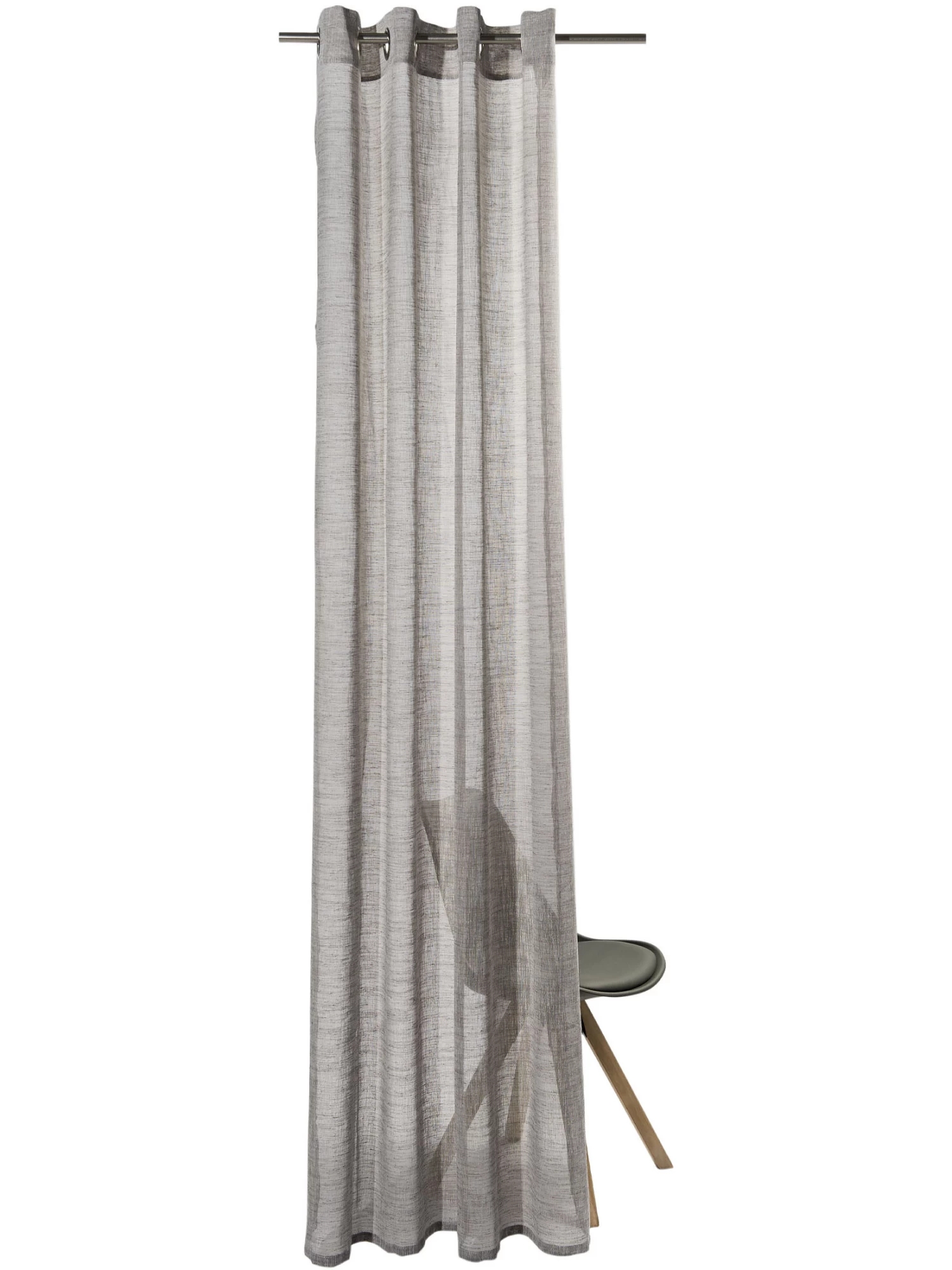 Ösenschal, Grau 5 Ösenschal, Grau – Bild 3