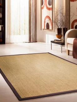 Sisal-Teppich, Schiefer