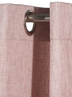 Ösenschal, Rose -Teppichwelt Verkauf Malia Gardine Oesenschal Rosa Rose 140x245 lup1