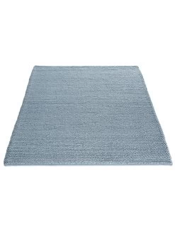 Woll-Teppich, Sky Blue -Teppichwelt Verkauf Malmby Handwebteppich hellblau Skyblue 170x240 fper