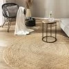 Jute-Teppich, Dunkelbeige -Teppichwelt Verkauf Manacor JuteTeppich beige dunkelbeige 150rund mil3
