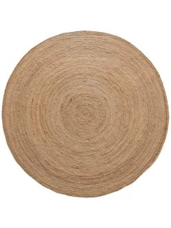 Jute-Teppich, Dunkelbeige -Teppichwelt Verkauf Manacor Juteteppich beige rund pla