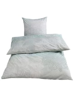 Renforcé-Bettwäsche, Eggshell Blue -Teppichwelt Verkauf Mandala Bettwaesche hellblau EggschellBlue per