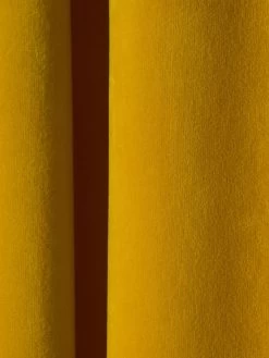Vorhang Mit Gardinenband, Senf 11 Vorhang Mit Gardinenband, Senf -Teppichwelt Verkauf Marilana Gardine verdeckteSchlaufe Gelb Senf 140x245 lup2